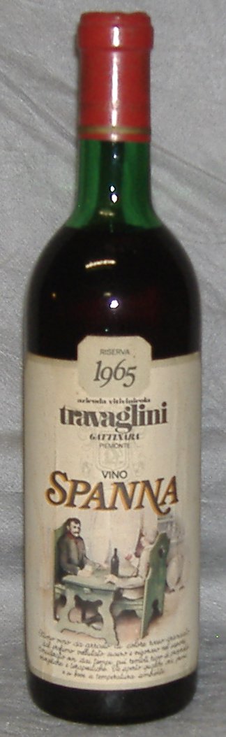 1965, Vino Spanna, Riserva, Travaglini