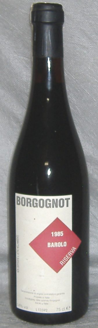 1985, Barolo, Riserva, Borgognot