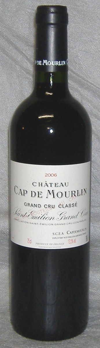 2006, Château Cap de Mourlin, Grand Cru Classé