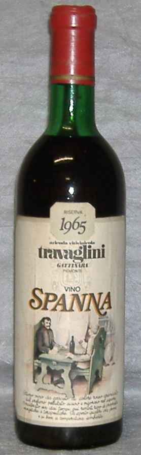 1965, Vino Spanna, Riserva, Travaglini