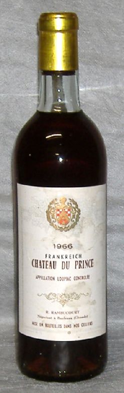1966, Château du Prince, Loupiac