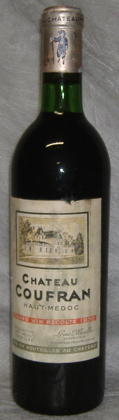 1970, Château Coufran, Haut‑Médoc