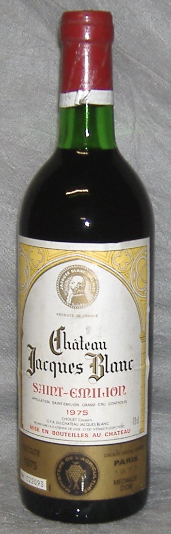 1975, Château Jacques Blanc, Grand Cru