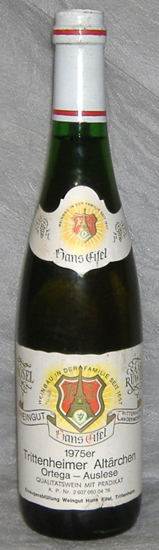 1975, Trittenheimer Altärchen, Ortega, Auslese