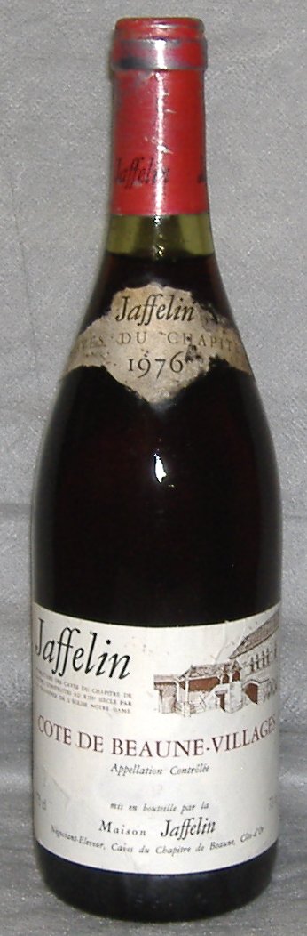 1976, Côte de Beaune-Villages, Jaffelin