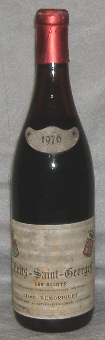 1976, Nuits-Saint-Georges, Les&nbsp;Allots, Remoriquet