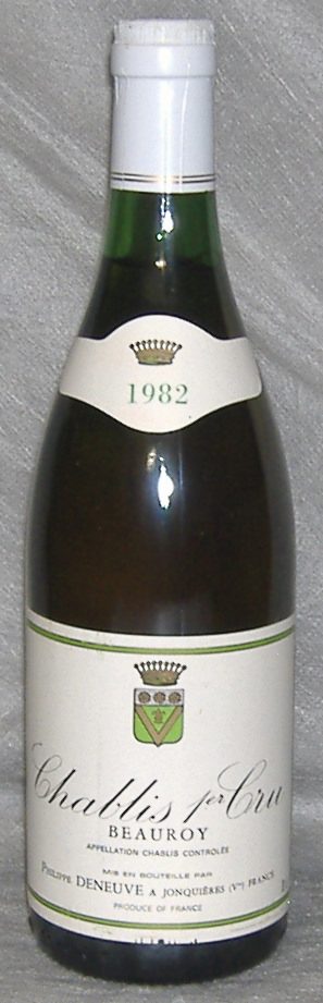 1982, Chablis 1er Cru, Beauroy