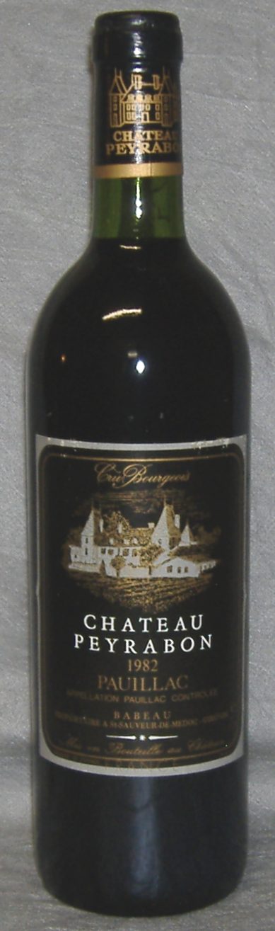 1982, Château Peyrabon, Pauillac