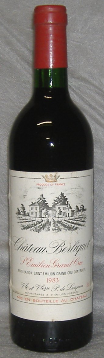 1983, Château Berliquet, Grand Cru