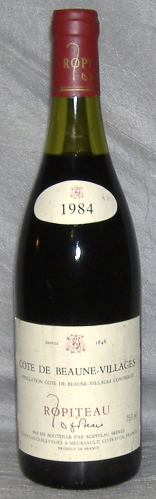 1984, Côte de Beaune-Villages, Ropiteau