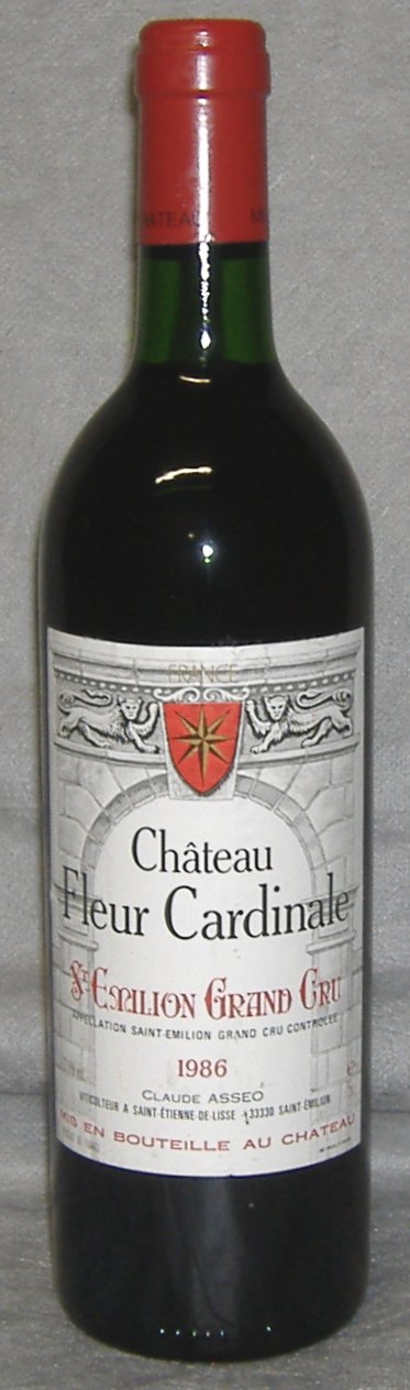 1986, Château Fleur Cardinale, Grand&nbsp;Cru
