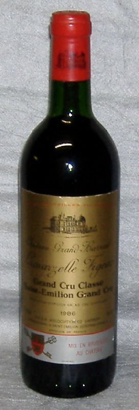 1986, Château Grand Barrail Lamarzelle Figeac, Grand Cru Classé
