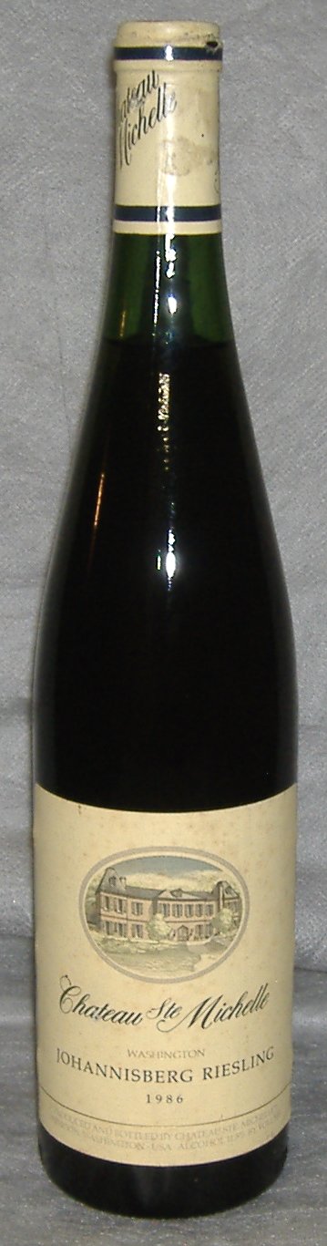 1986, Château Ste. Michelle, Johannisberg&nbsp;Riesling