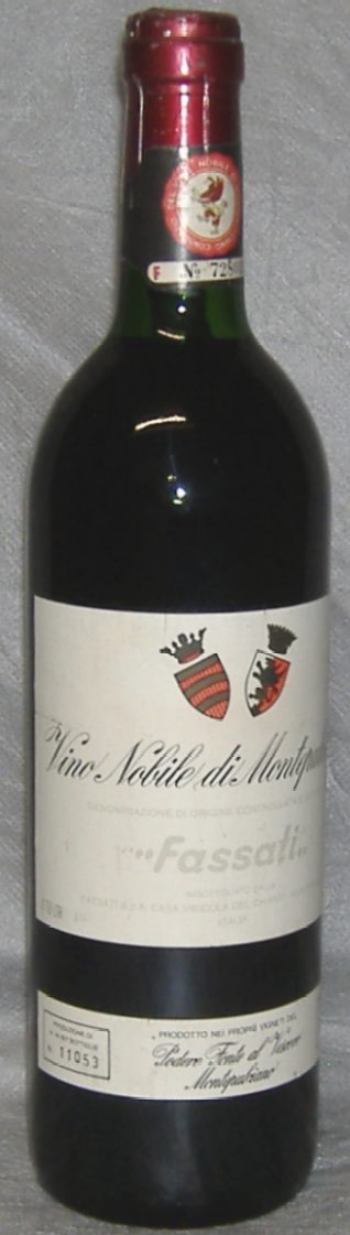 1986, Vino Nobile di Montepulciano, Fassati, Foto 2