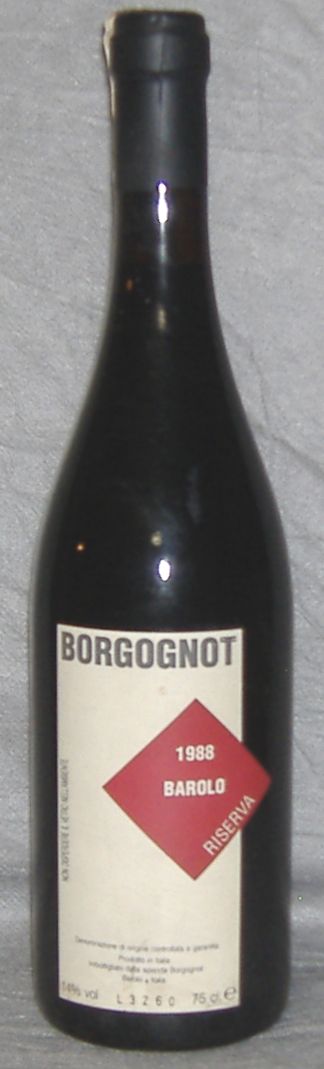 1988, Barolo, Riserva, Borgognot