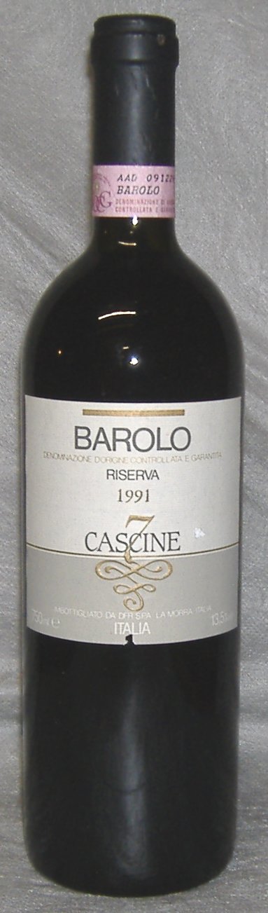 1991, Barolo, Riserva, 7 Cascine
