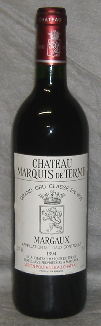 1994, Château Marquis de Terme, Grand Cru Classé