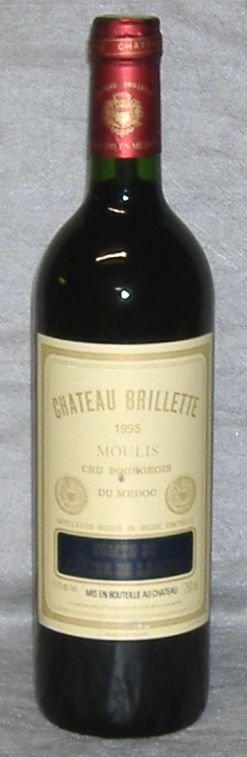 1995, Château Brillette, Cru Bourgeois
