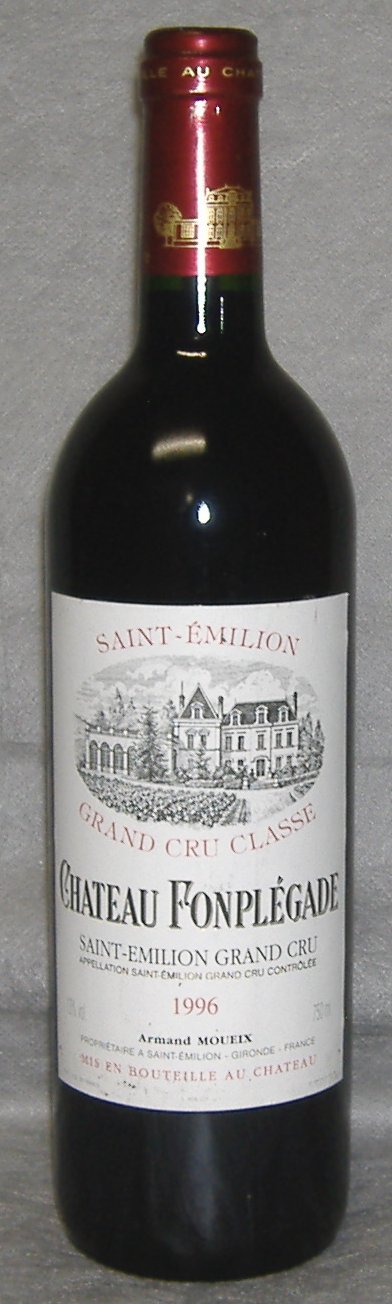 1996, Château Fonplégade, Grand&nbsp;Cru&nbsp;Classé