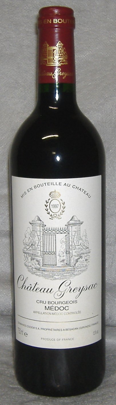 1997, Château Greysac, Médoc