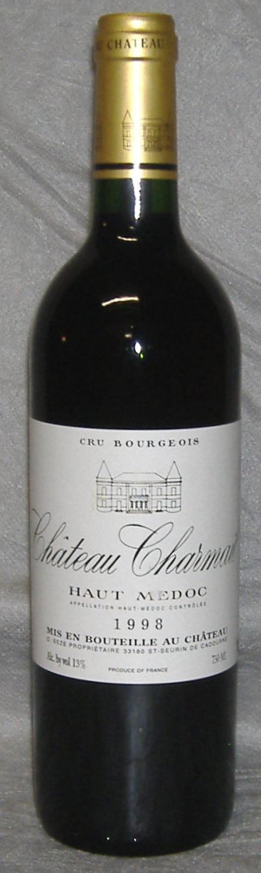 1998, Château Charmail, Haut-Médoc
