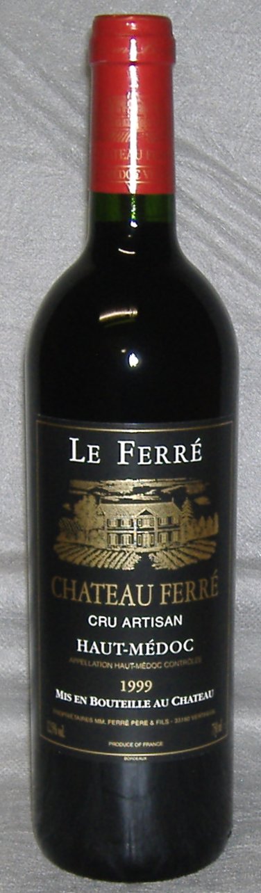 1999, Château Ferré, Haut-Médoc