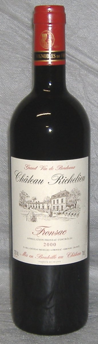 2000, Château Richelieu, Fronsac