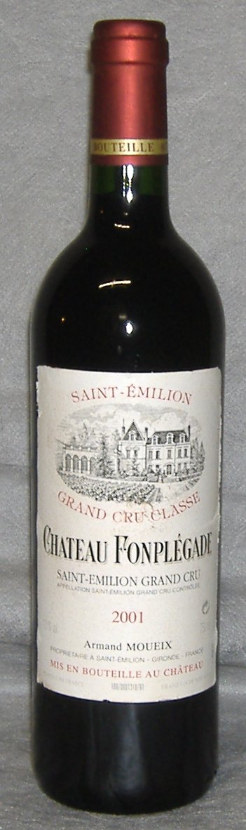 2001, Château Fonplégade, Grand&nbsp;Cru&nbsp;Classé