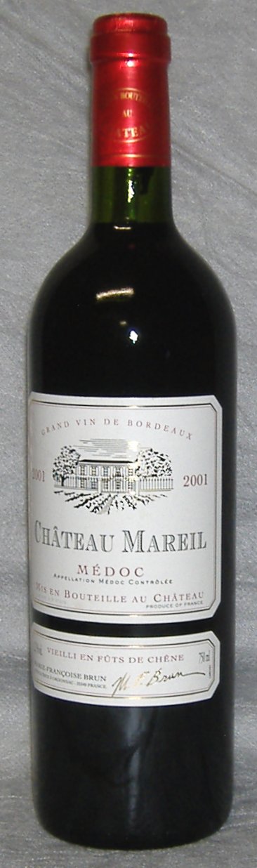 2001, Château Mareil, Médoc