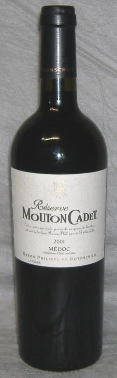 2001, Mouton Cadet, Réserve, Médoc