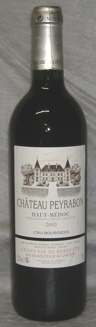 2003, Château Peyrabon, Haut-Médoc