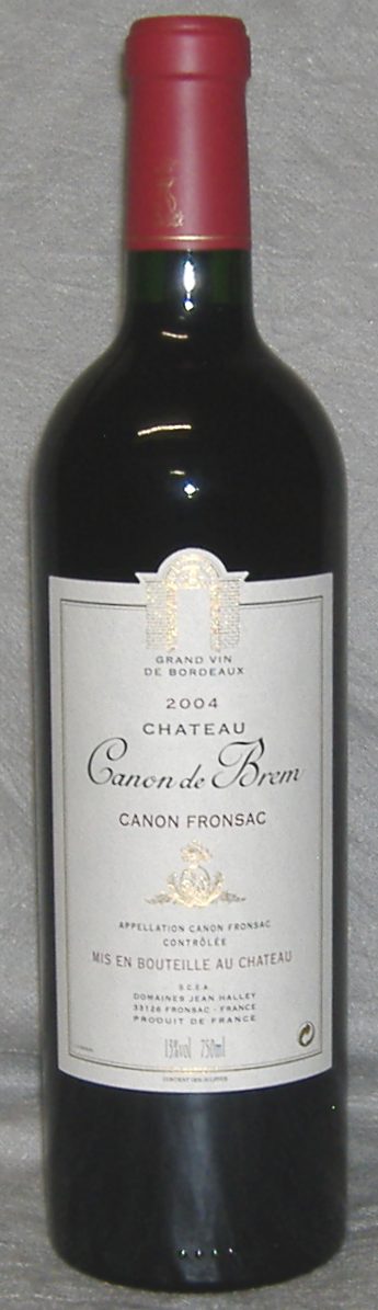 2004, Château Canon de Brem, Canon‑Fronsac