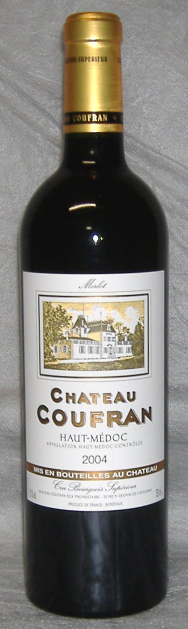 2004, Château Coufran, Haut-Médoc