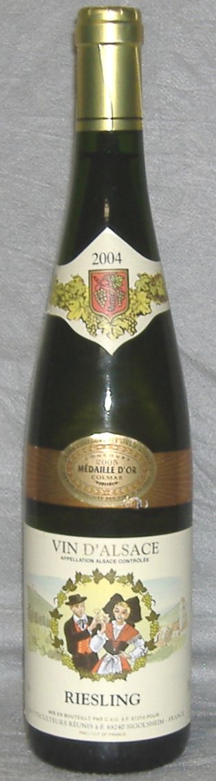 2004, Riesling, Appellation Contrôlée