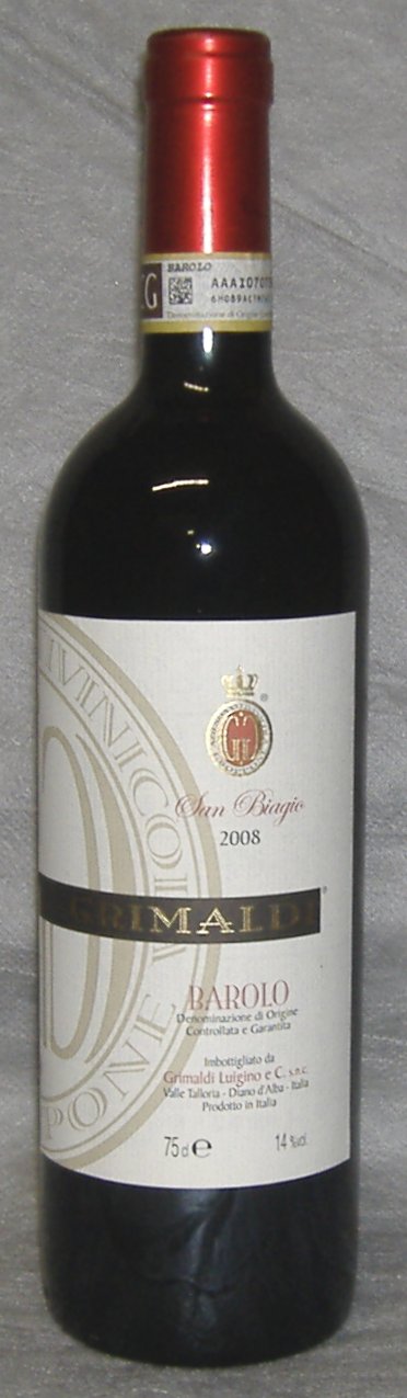 2008, Barolo, San Biagio, Grimaldi